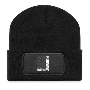 Voyage de pêche à Vestfjord en Norvège 2026 - Beanie recyclé à patch - noir - Devant