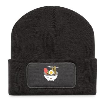 Ramen - Recycelte Patch Beanie - Dunkelgrau - Vorne