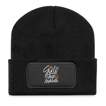 Girls Trip Nashville - Recycelte Patch Beanie - Schwarz - Vorne