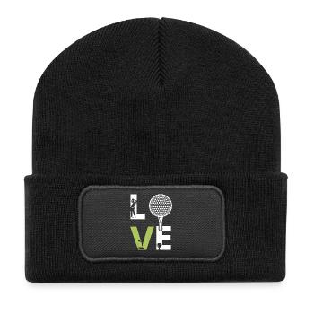 golfe - Beanie recyclé à patch - noir - Devant