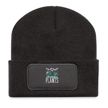 Garden & Plant Lovers Gifts - Recycled Patch Beanie - dark grey - Front