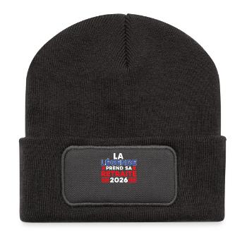 Retraité en 2026 La Légende Prend sa Retraite 2026 - Beanie recyclé à patch - charbon - Devant