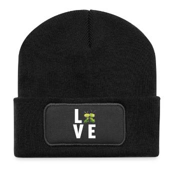 Mantes religieuses Mantes religieuses - Beanie recyclé à patch - noir - Devant