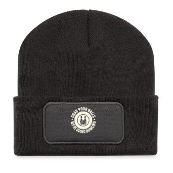 Bowling - Beanie recyclé à patch - charbon - Devant