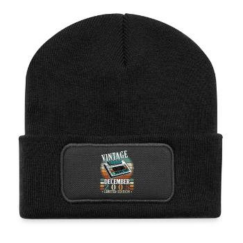 Vintage December 2005 Limited Edition - Recycled Patch Beanie - black - Front