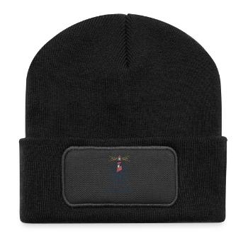 Northern Lights Lighthouse Compass North Sea Coast Baltic Sea - Recycled Patch Beanie - black - Front