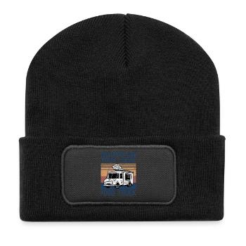Costume de food truck pour hommes, femmes, enfants food truck - Beanie recyclé à patch - noir - Devant