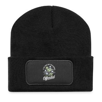 Gin si le sujet n’est pas assez froid - Beanie recyclé à patch - noir - Devant
