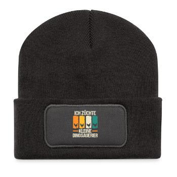 poulets poulets éleveurs de poulets éleveurs poulets d’élevage - Beanie recyclé à patch - charbon - Devant