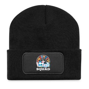 Apotheker Pharmazeutisch-technischer - Recycelte Patch Beanie - Schwarz - Vorne