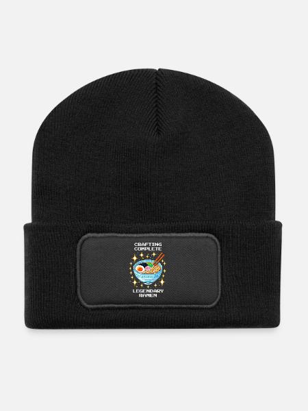 Crafting Done: Legendary Ramen - Recycled Patch Beanie - black