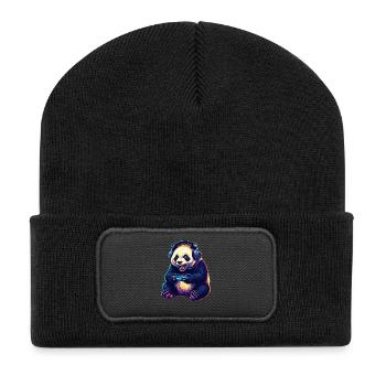 Parrot Gaming Animal Video Games Funny Parrot - Recycled Patch Beanie - black - Front