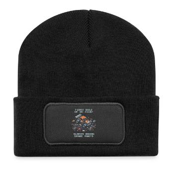 Première règle : Ayez des pièces détachées avec vous | Voitures RC - Beanie recyclé à patch - noir - Devant