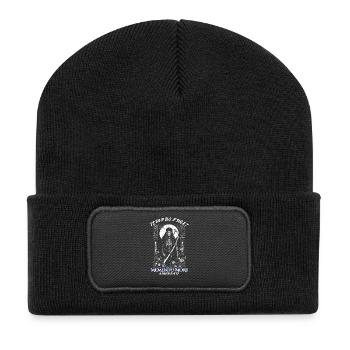 Squelette de la Faucheuse Tarot Souvenir de Mori - Beanie recyclé à patch - noir - Devant