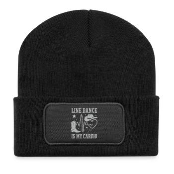 Danse en ligne Cardio Cowboy - Beanie recyclé à patch - noir - Devant