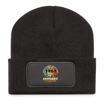 1961 January Original – Limited Edition - Recycled Patch Beanie - dark grey - Front