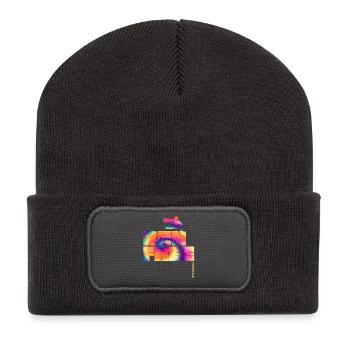 Parkour Run Free - Beanie recyclé à patch - charbon - Devant