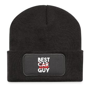 Bester Gitarrist aller Zeiten als Musiker-Band-Gitarrist - Recycelte Patch Beanie - Dunkelgrau - Vorne