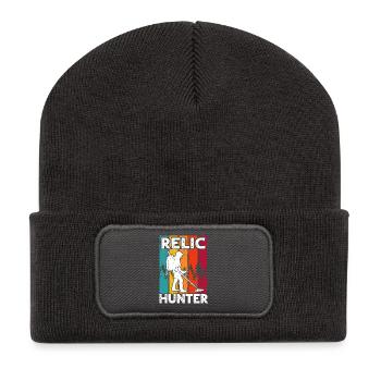 Détecteur de reliques Sondes détecteurs de métaux - Beanie recyclé à patch - charbon - Devant