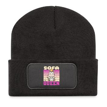 Contrôleur Gamer Animal - Beanie recyclé à patch - charbon - Devant