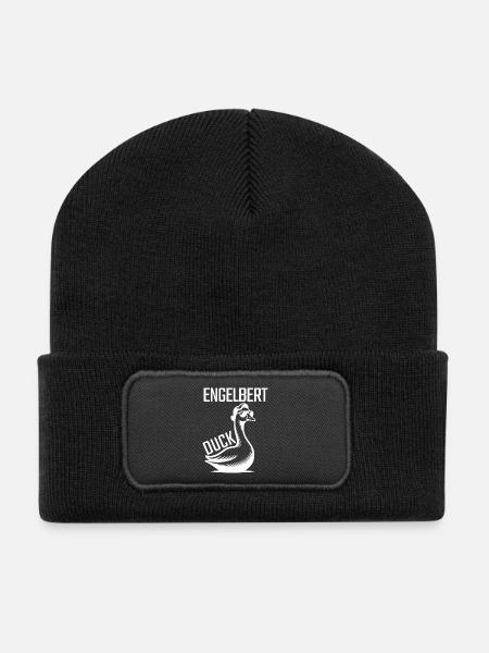 Engelbert Duck - Recycled Patch Beanie - black