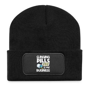 Pharmacist Pharmaceutical Technical - Recycled Patch Beanie - black - Front