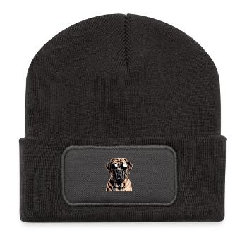 Mastiff - Recycled Patch Beanie - dark grey - Front