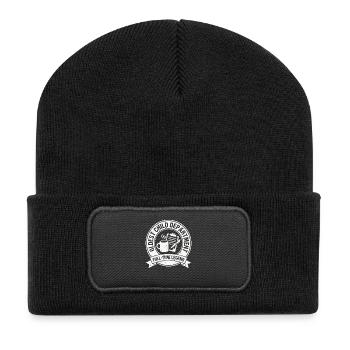  Oldest Child Department Full Time Legend Sibling - Recycelte Patch Beanie - Schwarz - Vorne