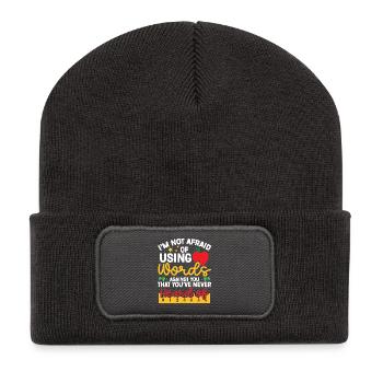 ELA Crew Schule bietet ELA-Lehrer Englisch - Recycelte Patch Beanie - Dunkelgrau - Vorne