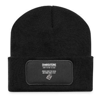  Charcuterie Artist Board Maker Food Items - Recycled Patch Beanie - black - Front