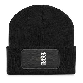 33. Geburtstag Shirt – Original 1993 Vintage Retro - Recycelte Patch Beanie - Schwarz - Vorne