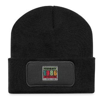 February 1986 - February 1986 Anniversary February 1986 - Recycled Patch Beanie - black - Front