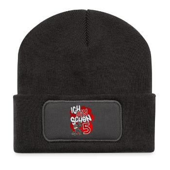 5e anniversaire de Ninja - Beanie recyclé à patch - charbon - Devant