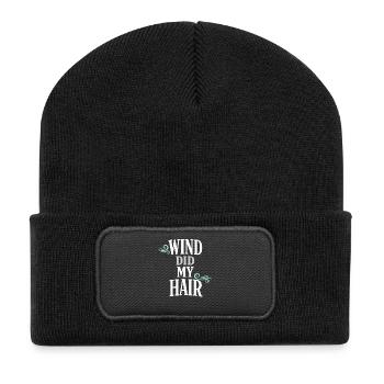 Les poils de mer s’en fichent - Beanie recyclé à patch - noir - Devant