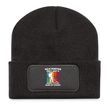 Détecteur de métaux Relic Seeker - Beanie recyclé à patch - charbon - Devant