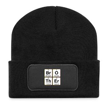 Frère O Th Er Frère Chimie du tableau périodique - Beanie recyclé à patch - noir - Devant