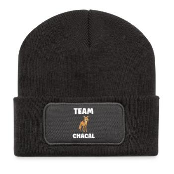 chacal - Beanie recyclé à patch - charbon - Devant