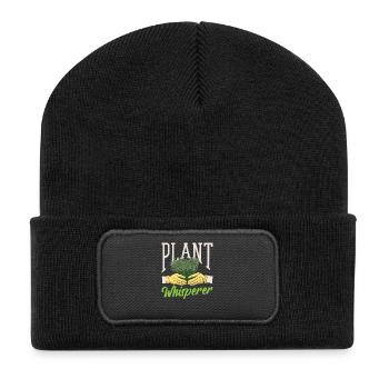 Plant Lovers Plant Whisperer Plants - Recycled Patch Beanie - black - Front