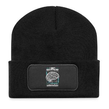 Neurodivergent Neurodiversity Neurodiverse - Recycled Patch Beanie - black - Front