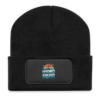 Hydro Squad Énergie Renouvelable Hydroélectricité - Beanie recyclé à patch - noir - Devant