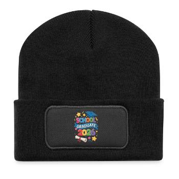 2026 Graduation Class Events - Recycled Patch Beanie - black - Front