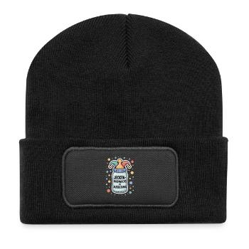 Jecken-Nachwuchs In Training Carnival Baby - Recycled Patch Beanie - black - Front