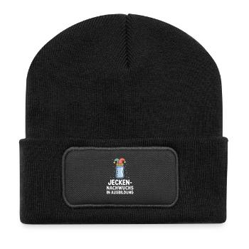 Jecken Offspring In Training Carnival Baby Motif - Recycled Patch Beanie - black - Front