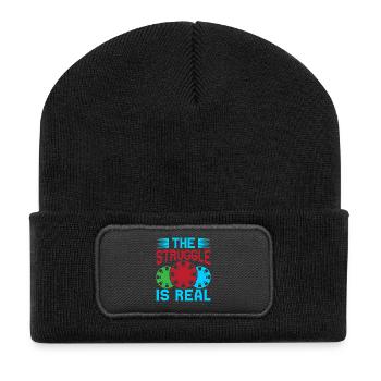 Gambling Fan The Struggle Is Real Casino - Recycled Patch Beanie - black - Front