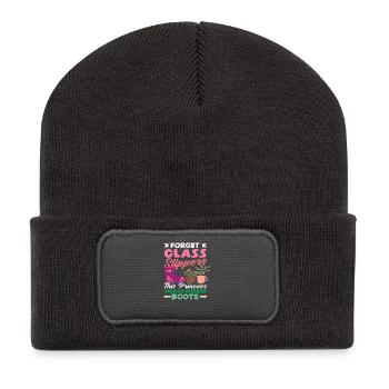 Pflanzenliebhaber Glaspantoffeln Prinzessin - Recycelte Patch Beanie - Dunkelgrau - Vorne