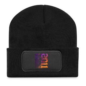 LIMITED EDITION 2011 BASKETBALL 15. GEBURTSTAG - Recycelte Patch Beanie - Schwarz - Vorne