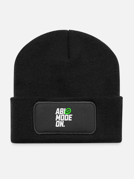 MODE ABI ACTIVÉ - Beanie recyclé à patch - noir
