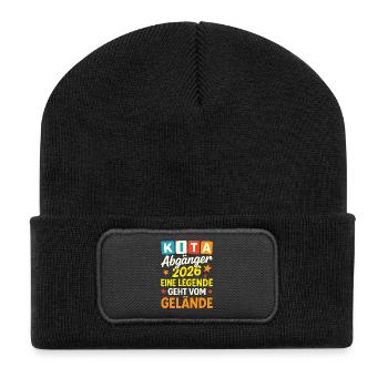 KIta Graduate Farewell Graduation Graduation Gift - Recycled Patch Beanie - black - Front
