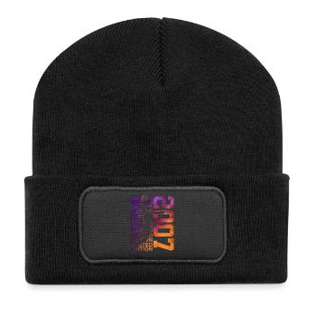 LIMITED EDITION 2007 BASKETBALL 19TH BIRTHDAY - Recycled Patch Beanie - black - Front