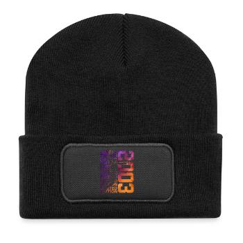 LIMITED EDITION 2003 BASKETBALL 23RD BIRTHDAY - Recycled Patch Beanie - black - Front